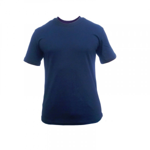 Футболка х/б трикотажная пл. 160 гр./м.кв. (темно-синяя)
