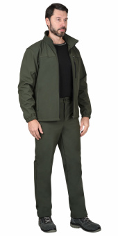 Костюм СИРИУС-АЗОВ хаки софтшелл пл 350 г/кв.м (комплектация)