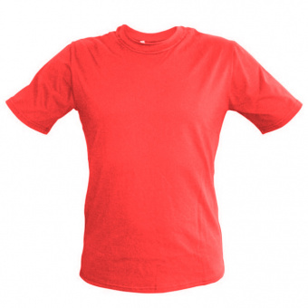 Футболка х/б трикотажная пл. 160 гр./м.кв. (красная)